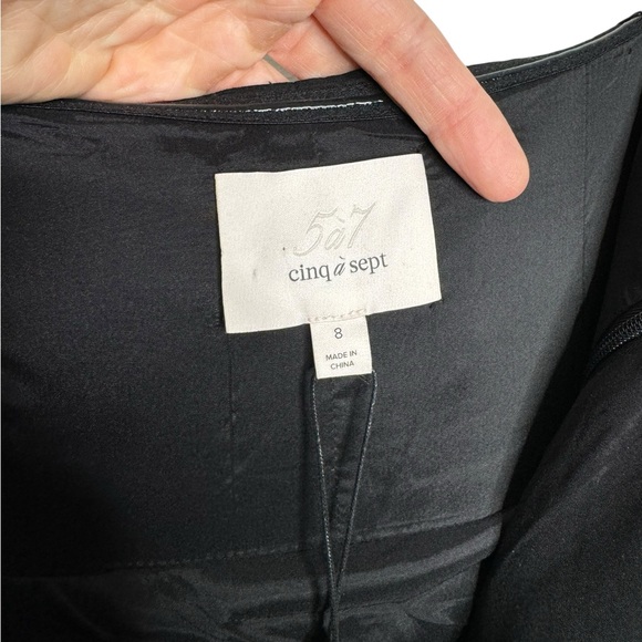 cinq a sept | NWT Dorian Strapless Corset Gown in Black 8 - Picture 3 of 15